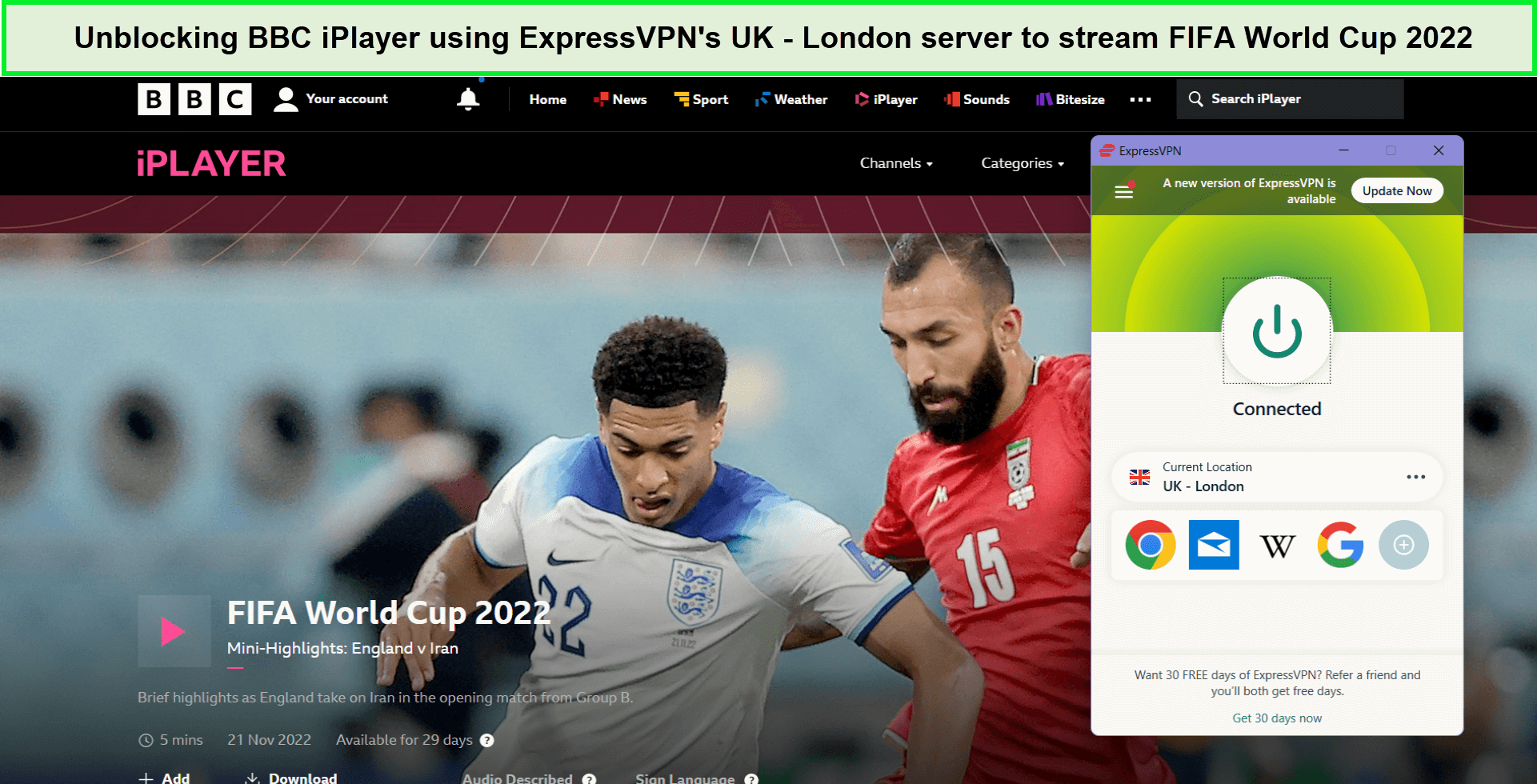 Best VPN for FIFA World Cup Qatar 2022 in Singapore