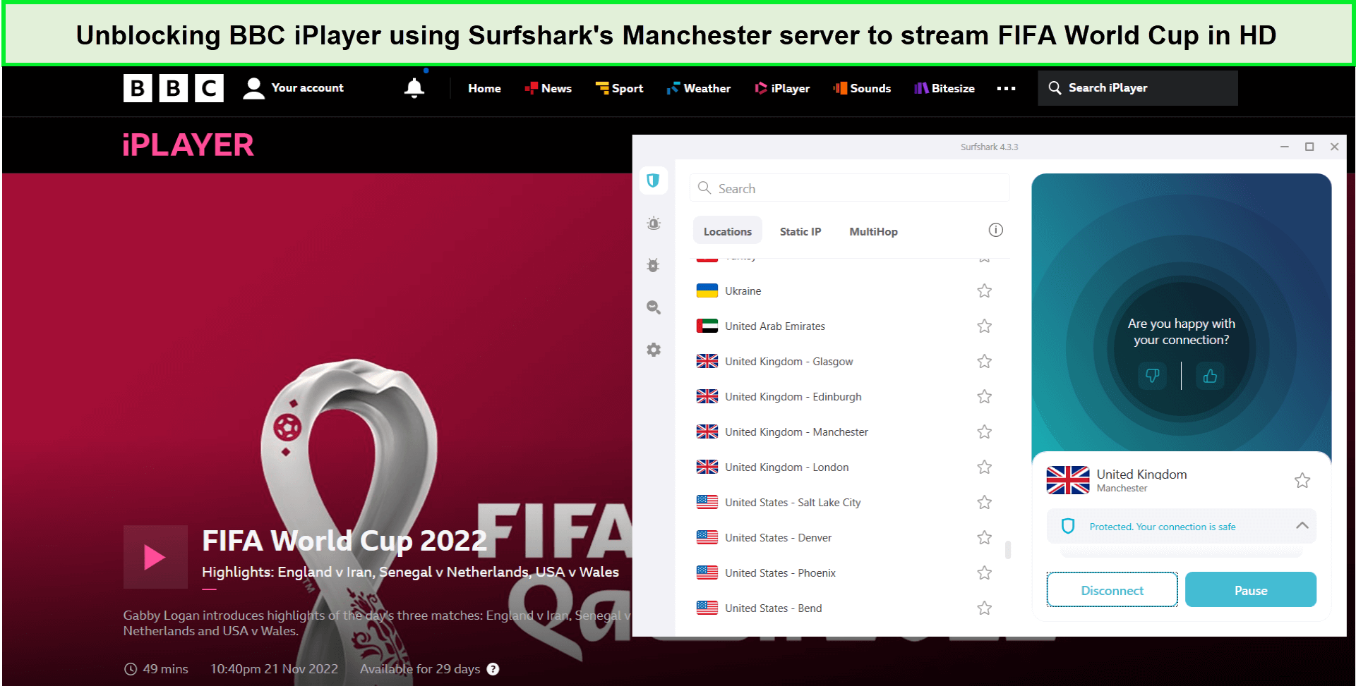 Best VPN for FIFA World Cup Qatar 2022 in Netherlands