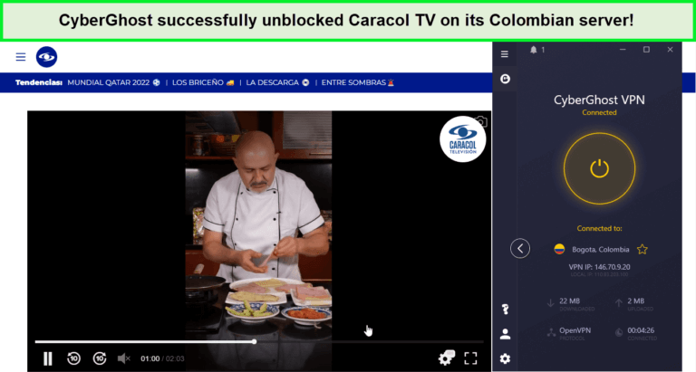 cyberghost-unblocked-caracol-tv-in-India