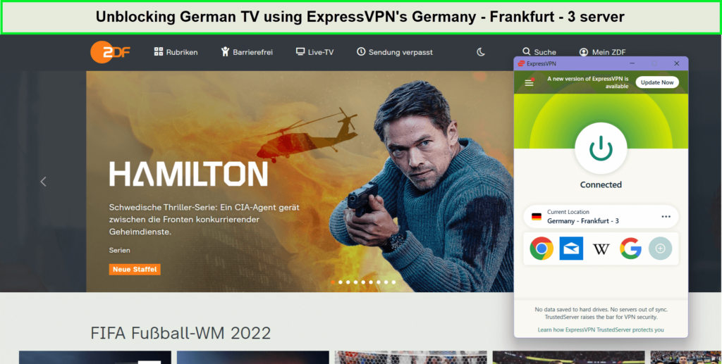  ExpressVPN zum Entsperren von deutschem Fernsehen in - Deutschland 