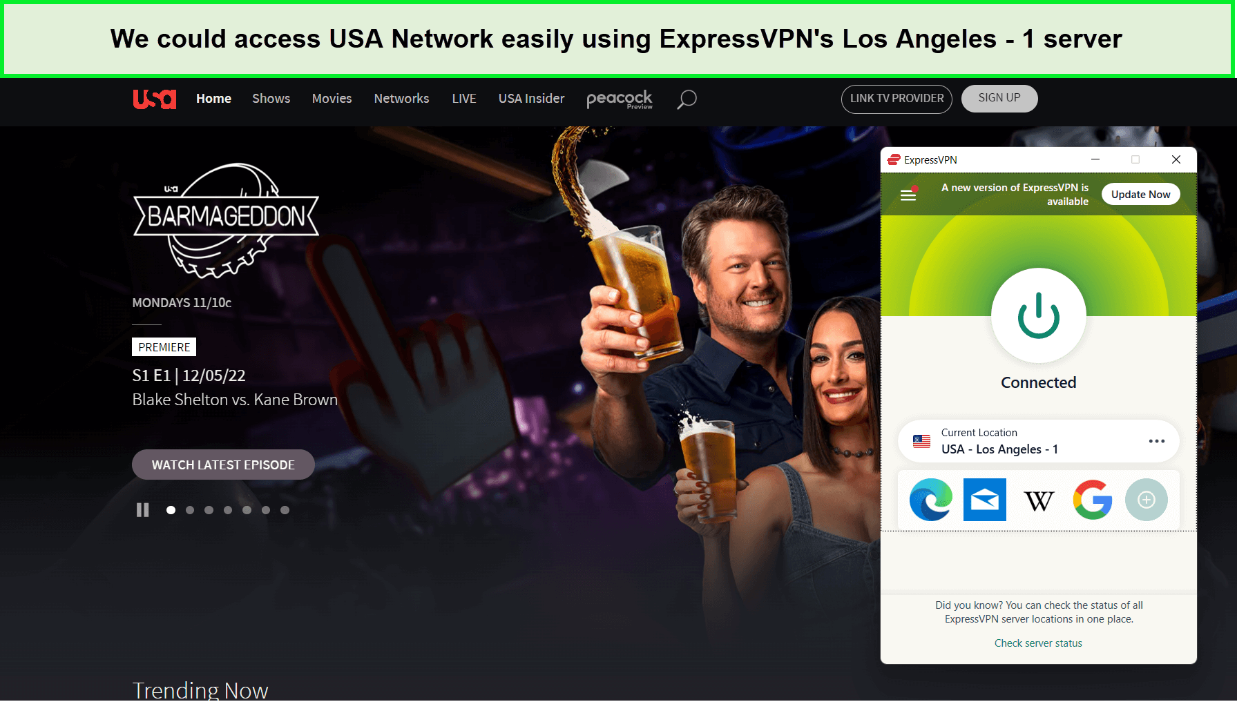  ExpressVPN - Sbloccato USA Network in - Italia 