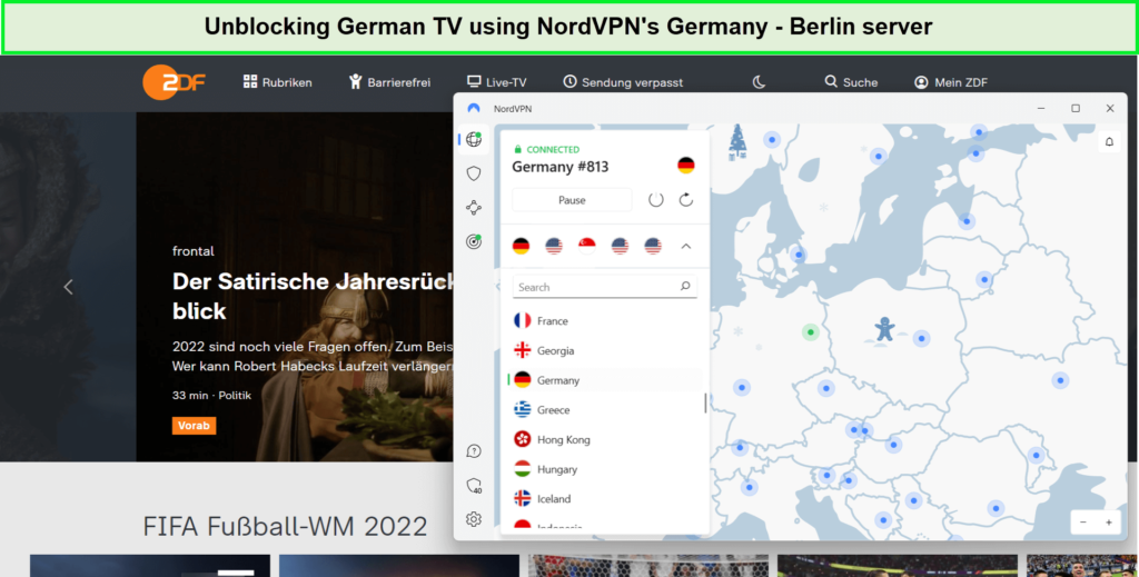  NordVPN zum Entsperren von deutschem Fernsehen in - Deutschland 