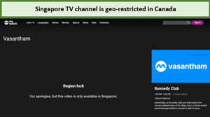 singapore tv channel geo-restricted error in canada
