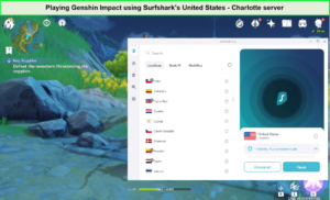 surfshark-play-genshin-impact-in-USA