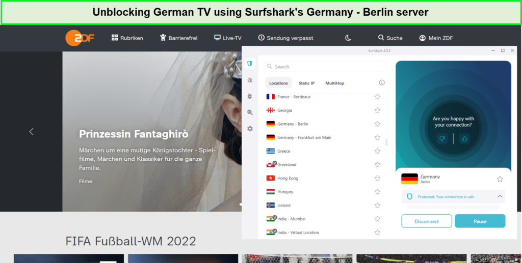  Surfshark entsperrt deutsches Fernsehen in - Deutschland 