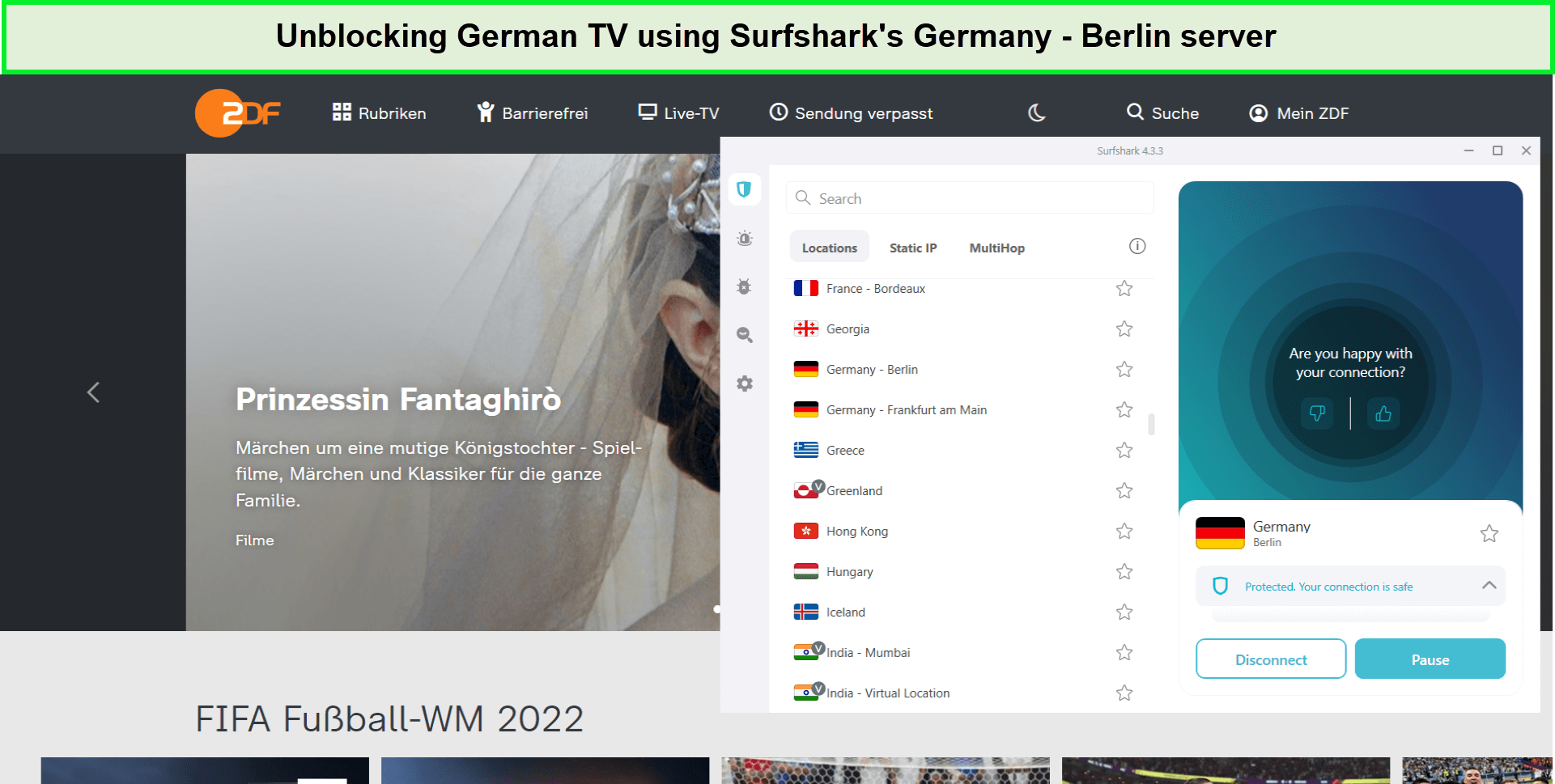 surfshark-unblock-german-tv-For Italy Users