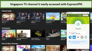 we successfully accessed singapore tv in canada with ExpressVPN