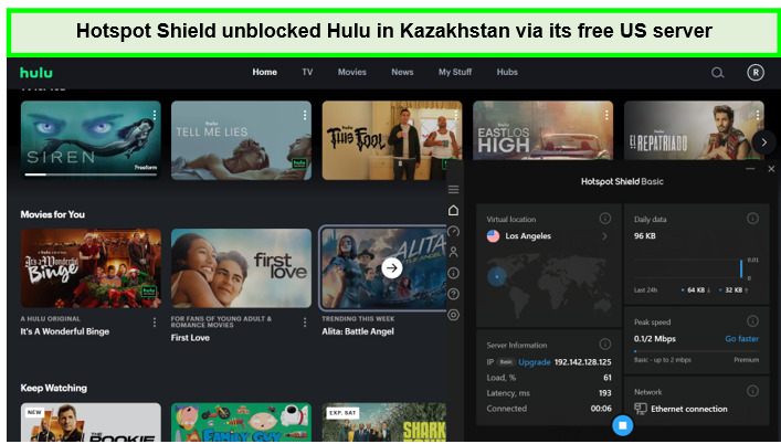 Hotspot-Sheild-unblocked-Hulu-in-Kazakhstan