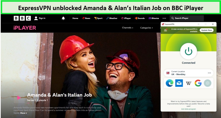 Expressvpn-unblock-Amanda-Alans-iItalian-Job-in-UAE
