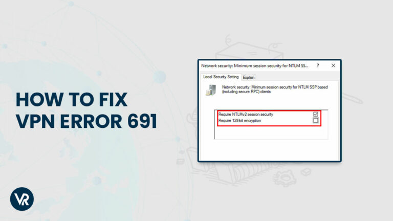 Fixes VPN Error 691-in-South Korea on Windows 10-11