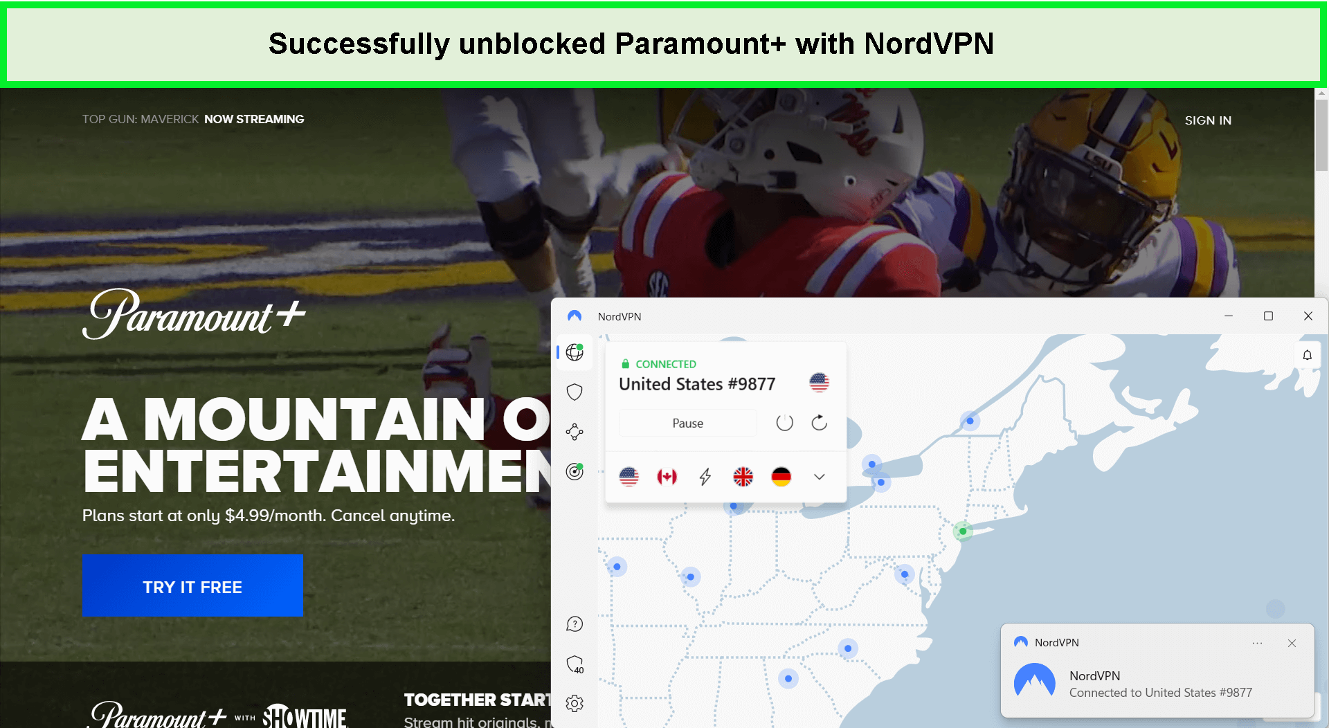 unblocked-Paramount+-with-nordvpn-in-spain