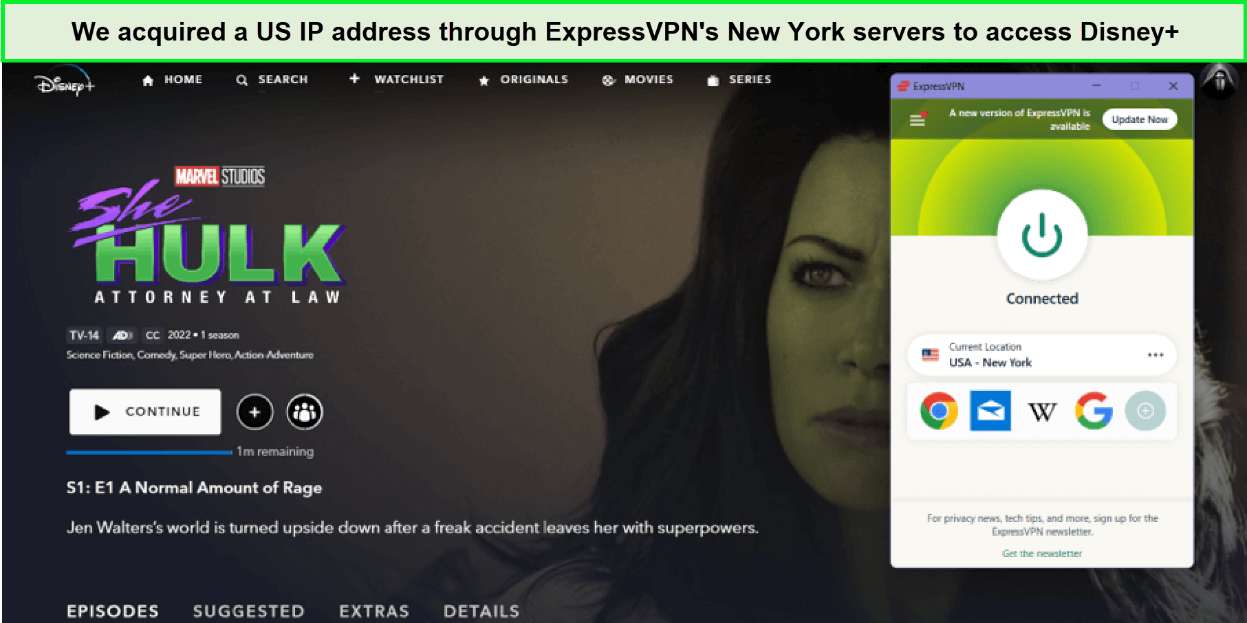  ExpressVPN - Deblokkeer Disney Plus US 