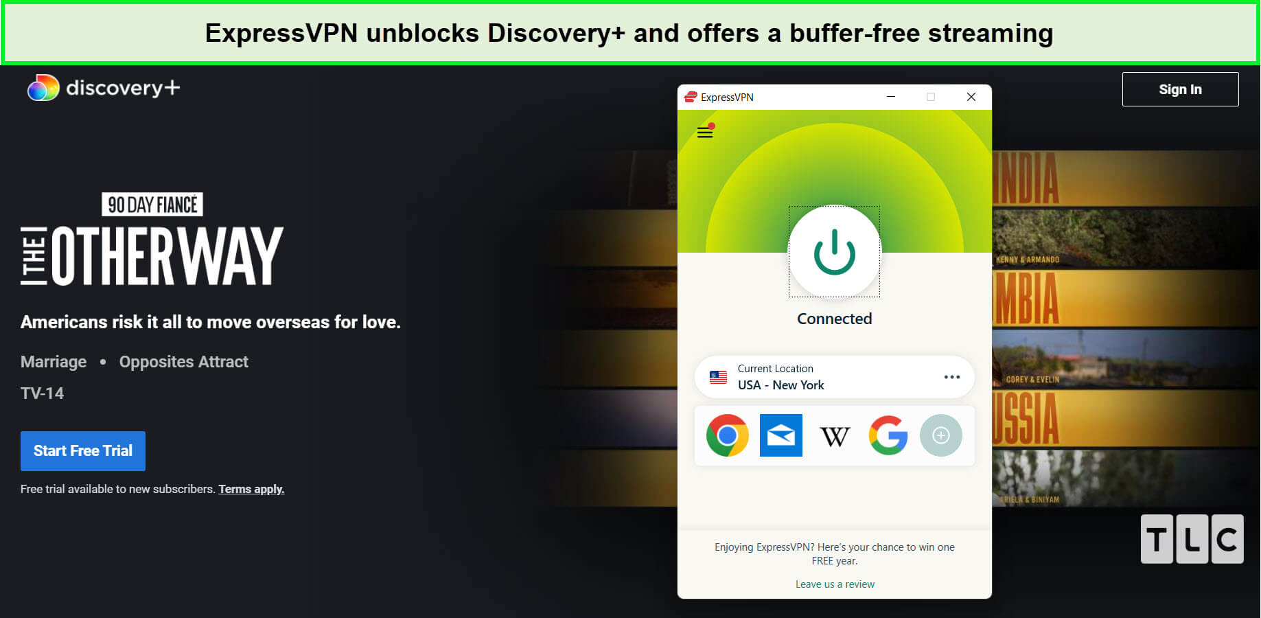 expressvpn-unblocks-90-day-fiance-on-discovery-plus-in-India