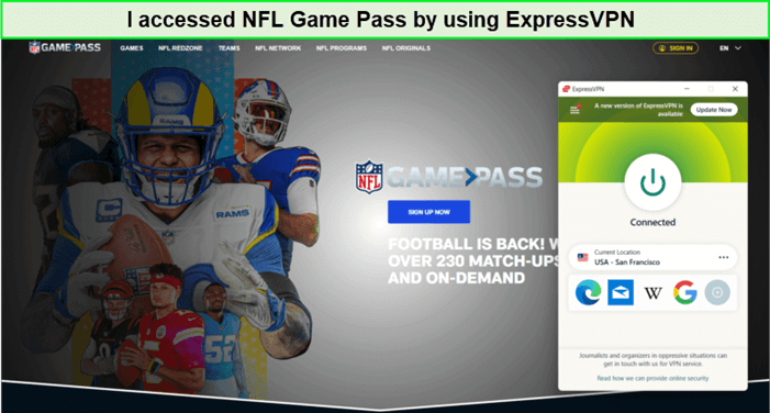 expressvpn-unblocks-nfl-game-pass-in-Italy
