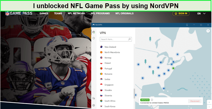 nordvpn-unblocks-nfl-game-pass-in-France