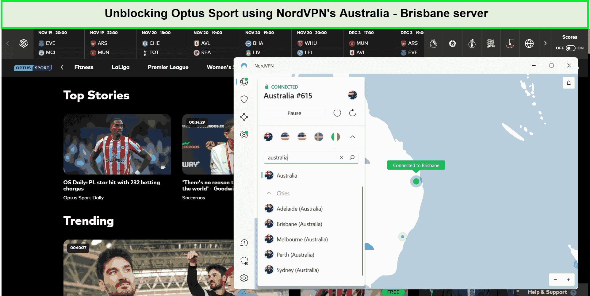 nordvpn-unblocked-optus-sport-outside-australia