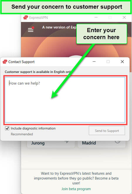 send-your-concern-to-customer-support