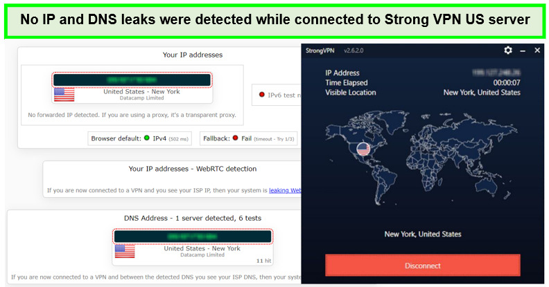 strongvpn-IP-leak-test-in-Spain