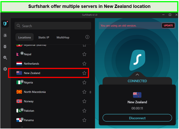  Surfshark server in Nuova Zelanda per ottenere un indirizzo IP neozelandese in - Italia 