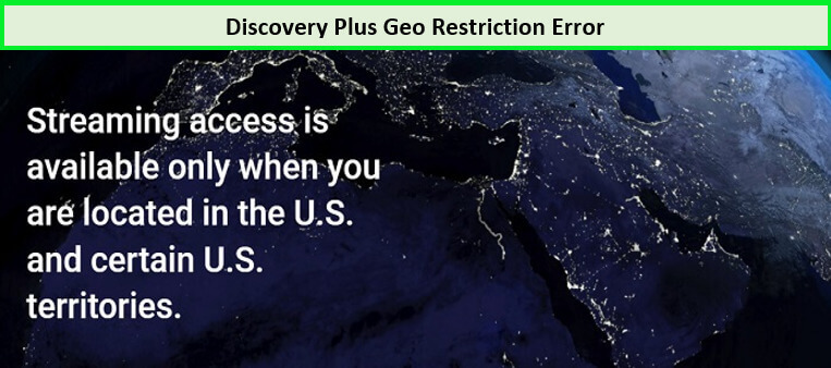  US-Discovery-Plus-Geo-Einschränkungsfehler in - Deutschland 