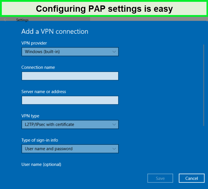 vpn-error-code-809-pap-settings