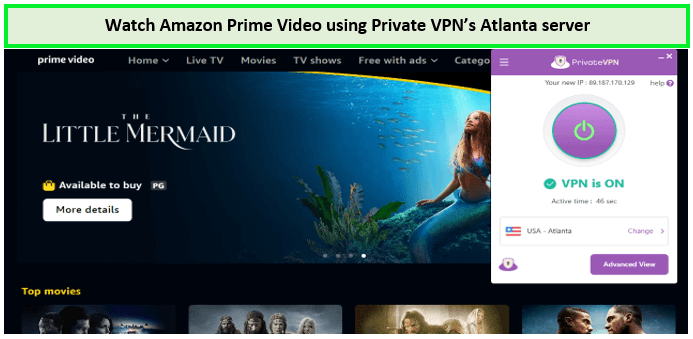  Bekijk Amazon Prime Video met behulp van PrivateVPN. in - Nederland 