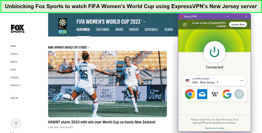 watch-fifa-women-world-cup-fox-sports-expressvpn-in-Spain