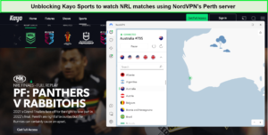  Beobachte NRL mit NordVPN in - Deutschland 