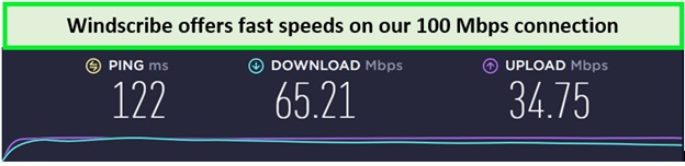 windscribe-speed-test-For UK Users