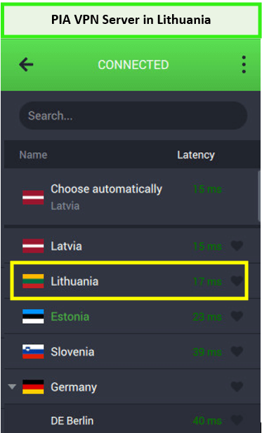 Servidor PIA en Lituania 