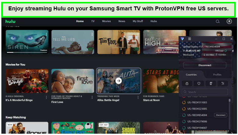 Protonvpn-with-samsung-smart-tv-in-Hong Kong