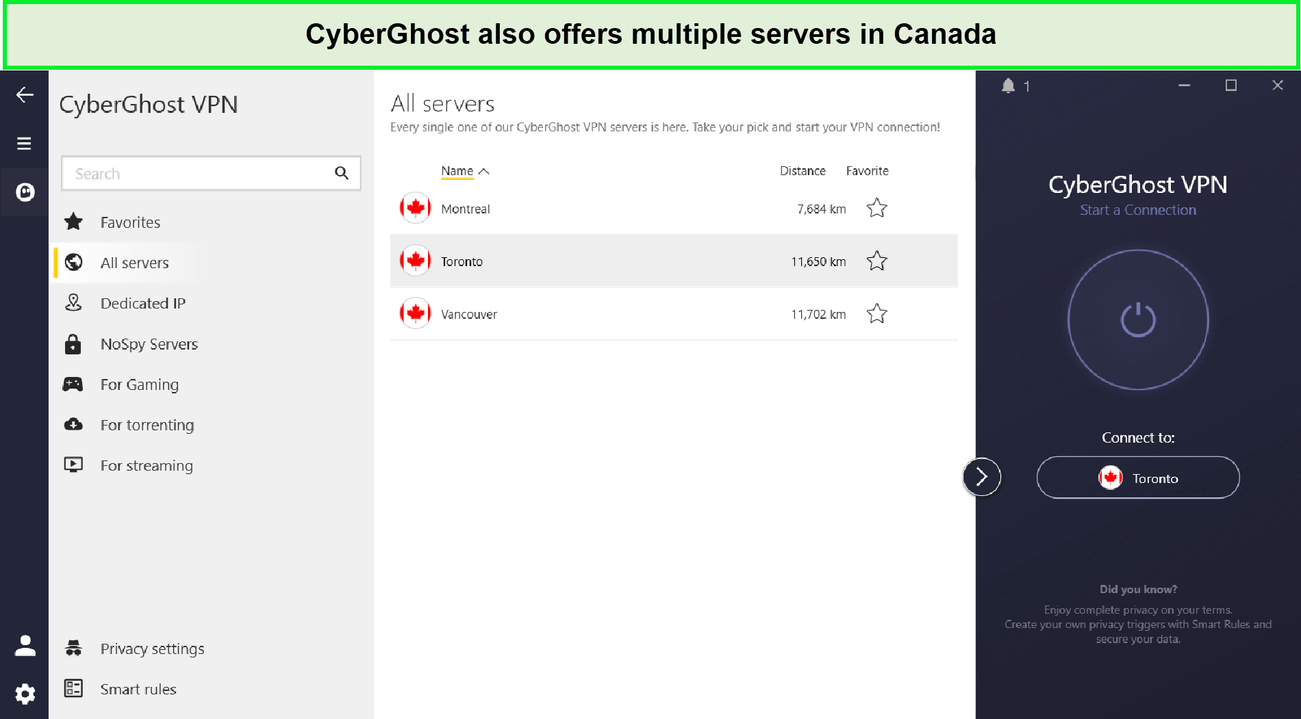 canada-cyberghost-servers