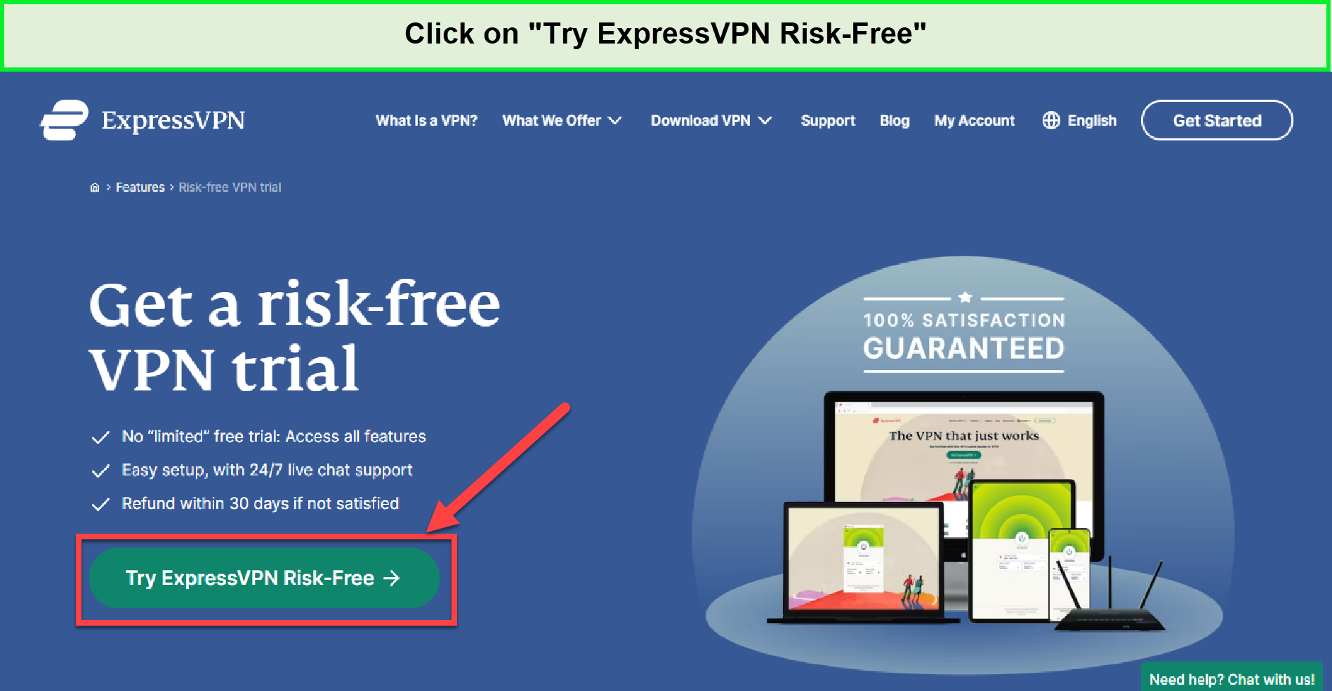 try-expressvpn-vpn-risk-free-option