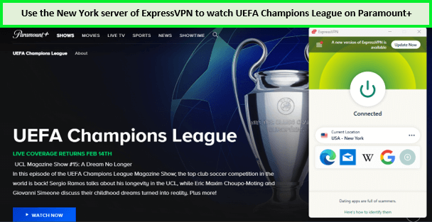 expressvpn-unblock-uefa-leagues-on-paramount-outside-usa