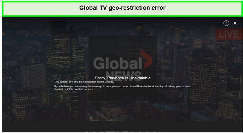 global-tv-unavailable-error-in-South Korea