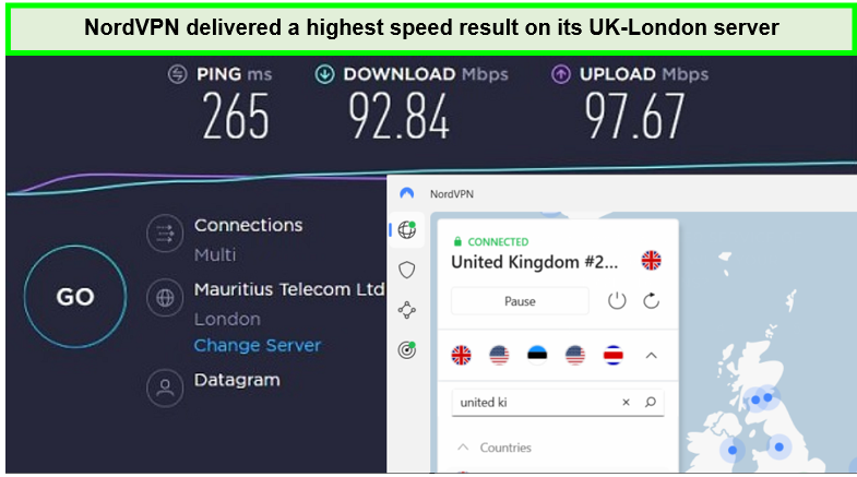 nordvpn-speed-testing-on-uk-london-server-in-Spain