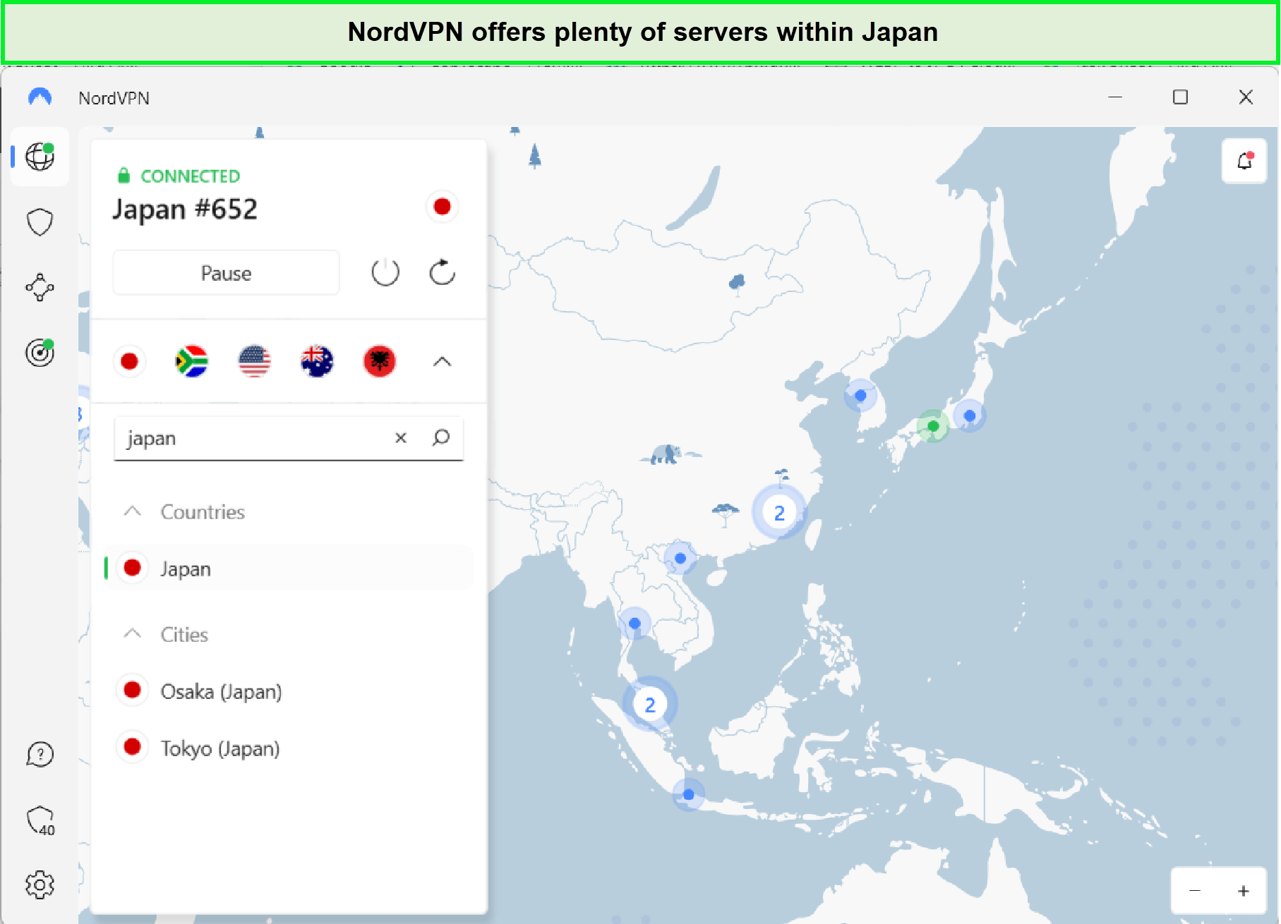 nordvpn-vpn-japan-servers-For Singaporean Users