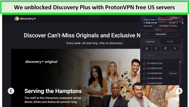 protonvpn-unblocks-discovery-plus-with-us-servers