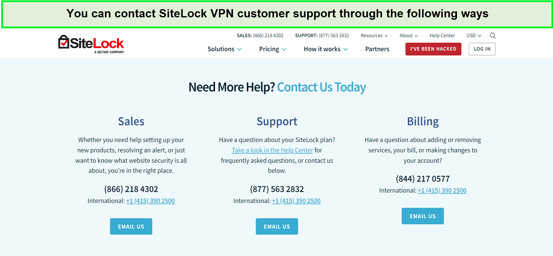 sitelock-vpn-customer-support