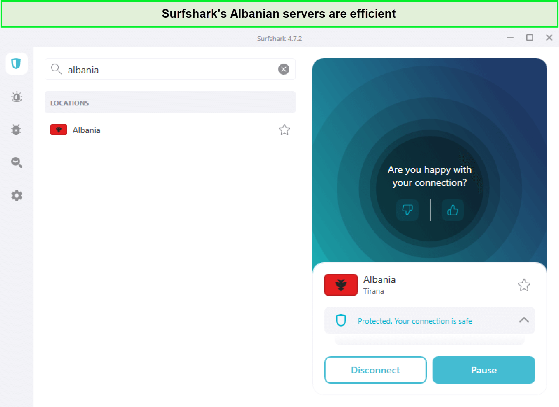 surfshark-albania-servers