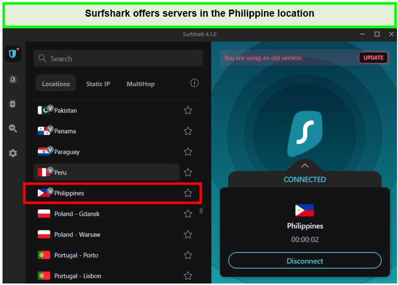 surfshark-philippines-server