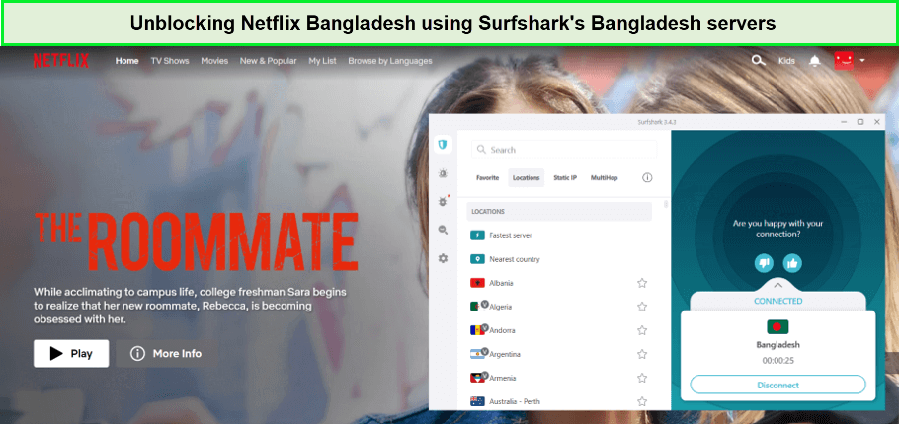 surfshark-unblock-netflix-bangladesh-For Australian Users