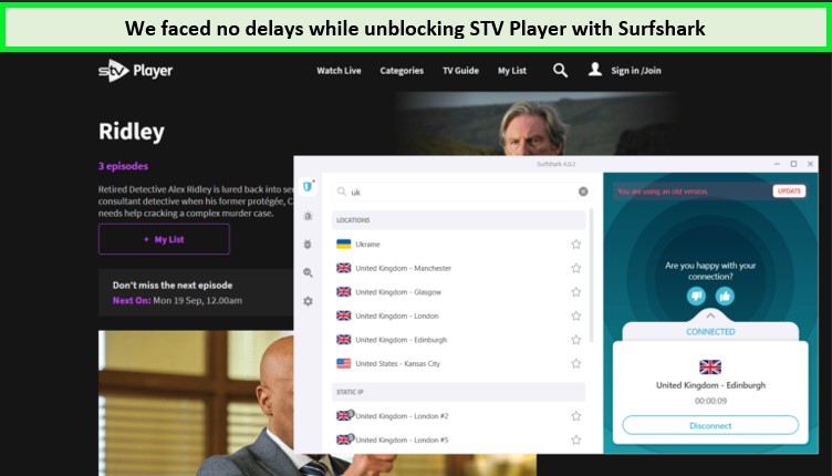 surfshark-unblocked-stv-player-For Italy Users