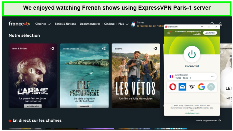  débloquer les sites français avec expressvpn France 