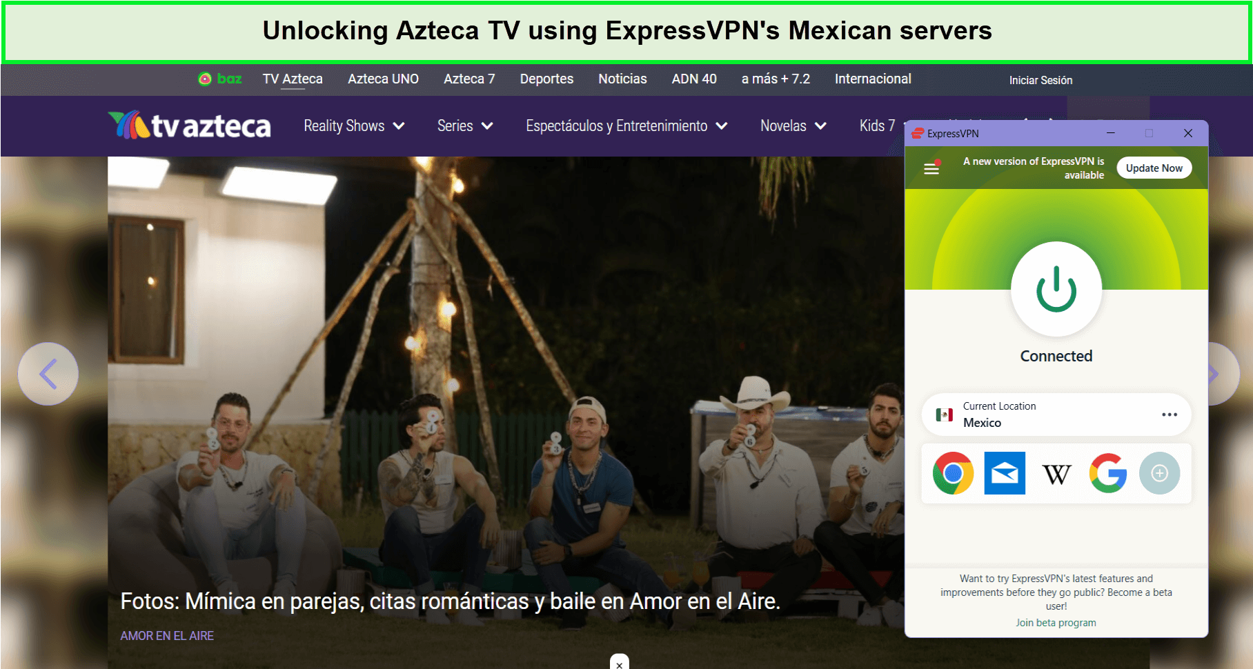 unblocking-azteca-tv-expressvpn-in-South Korea