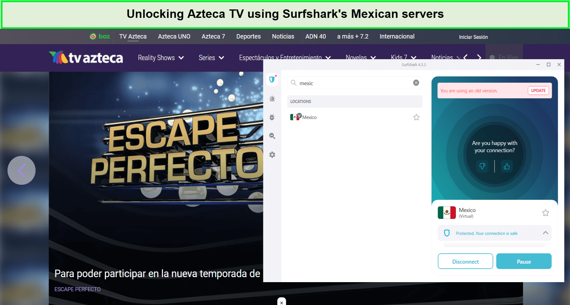 unblocking-azteca-tv-surfshark-in-India