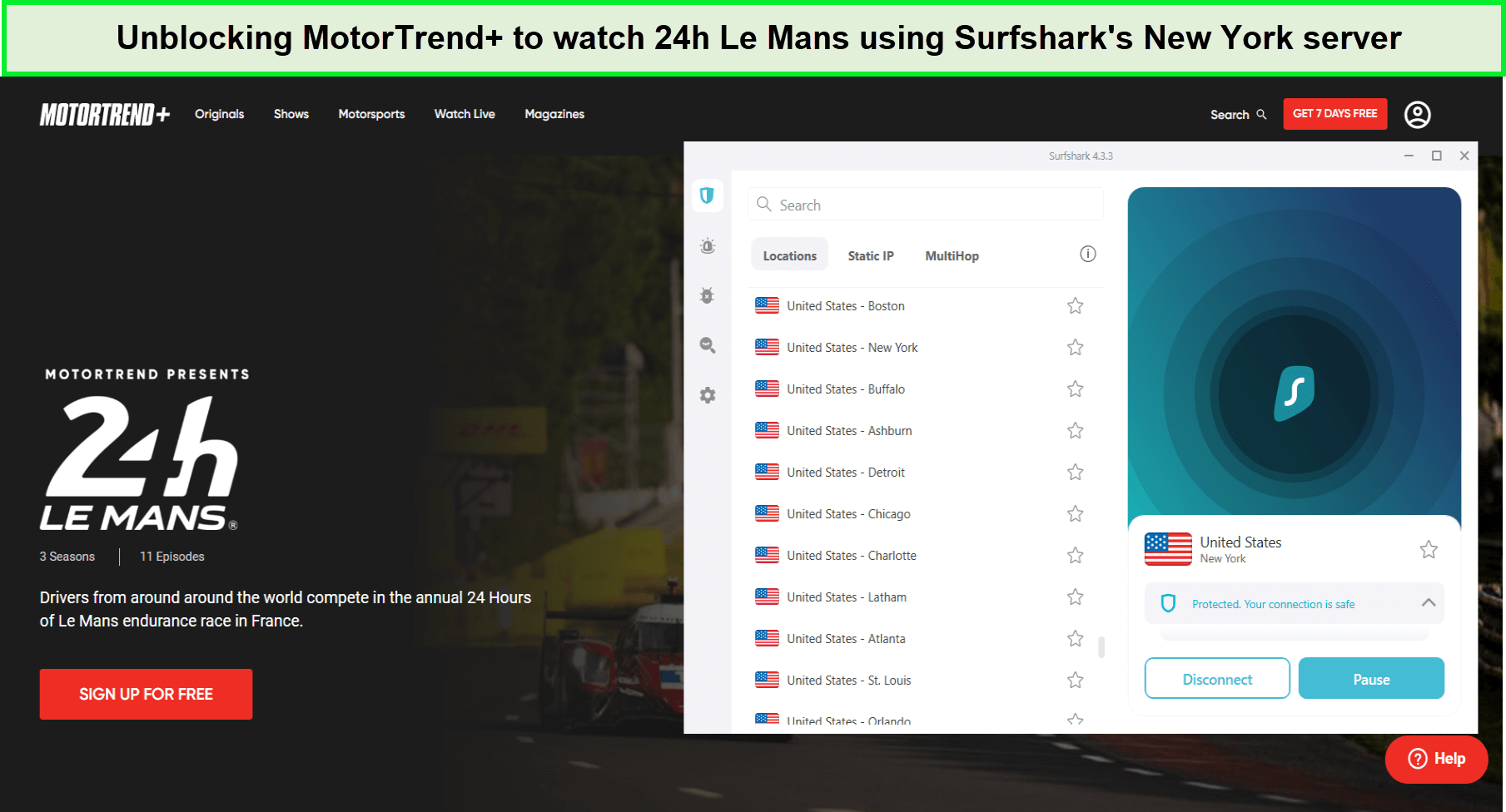unblocking-motortrend+-to-watch-24h-le-mans-using-surfshark