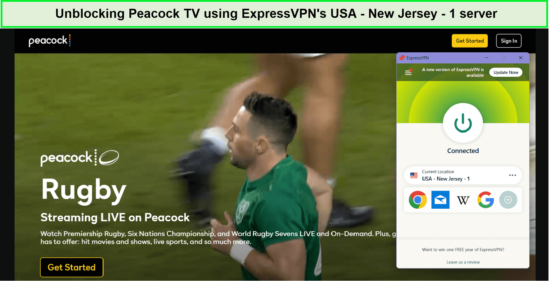unblocking-peacock-tv-using-expressvpn-new-jersey-servers