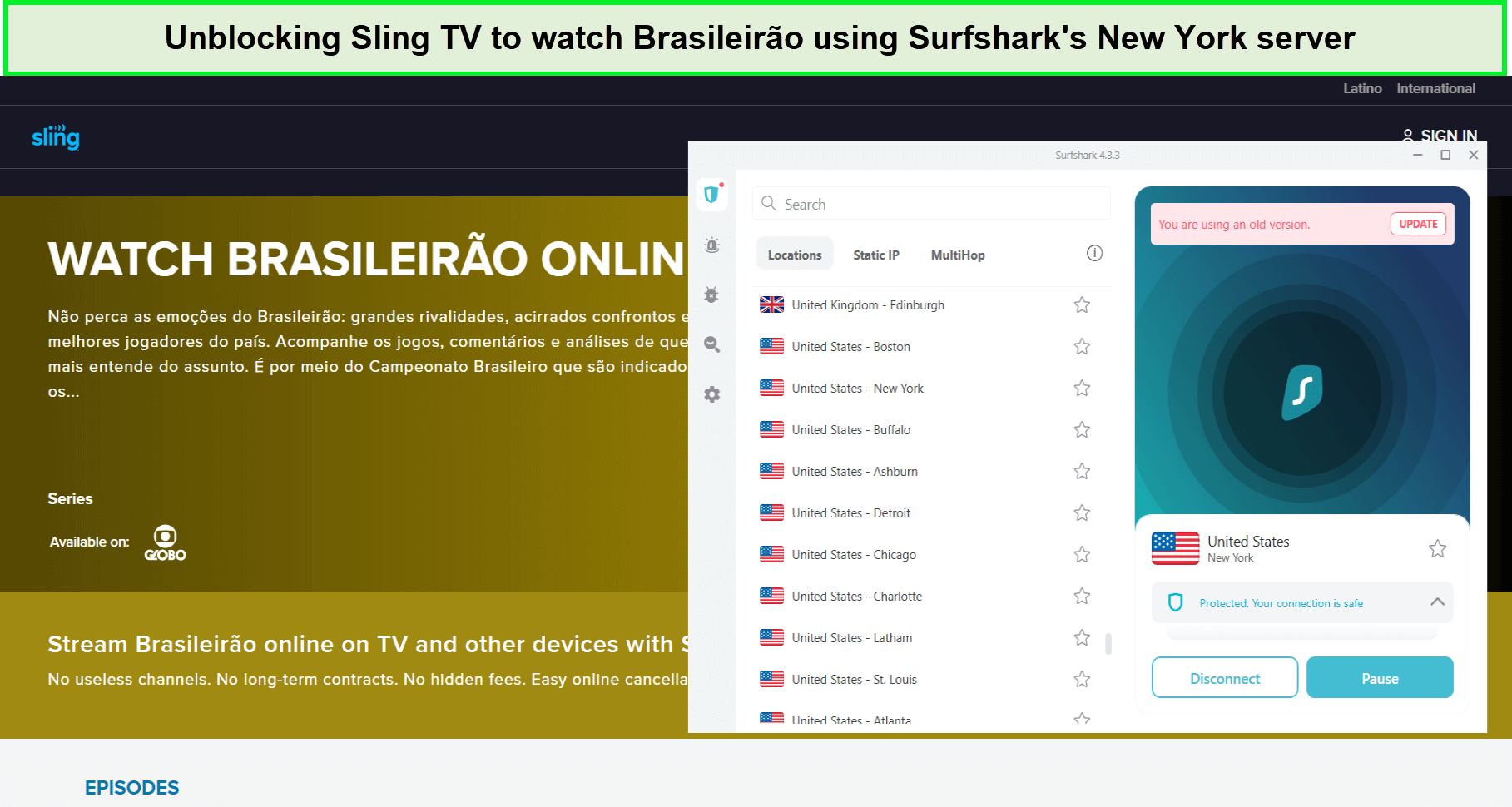 unblocking-sling-tv-to-watch-Brasileirão-using-Surfshark