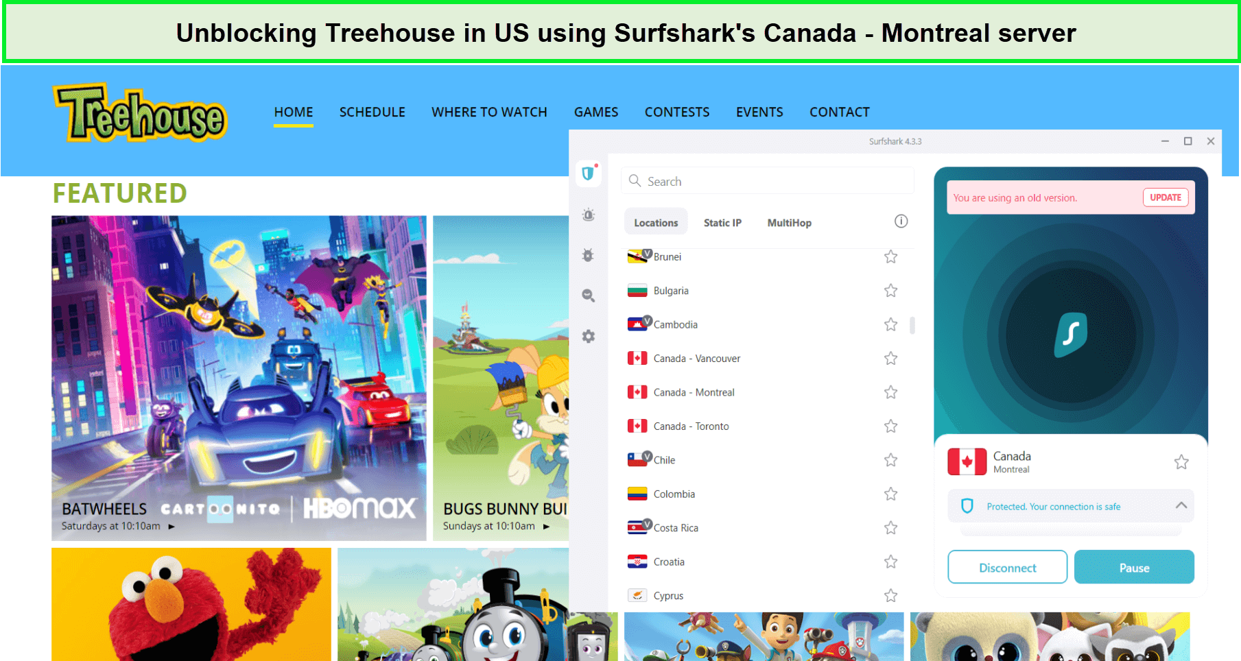 unblocking-treehouse-using-surfshark